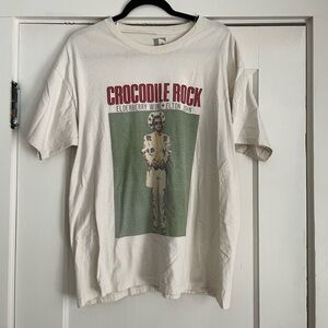 Crocodile Rock Graphic Tee - Cream